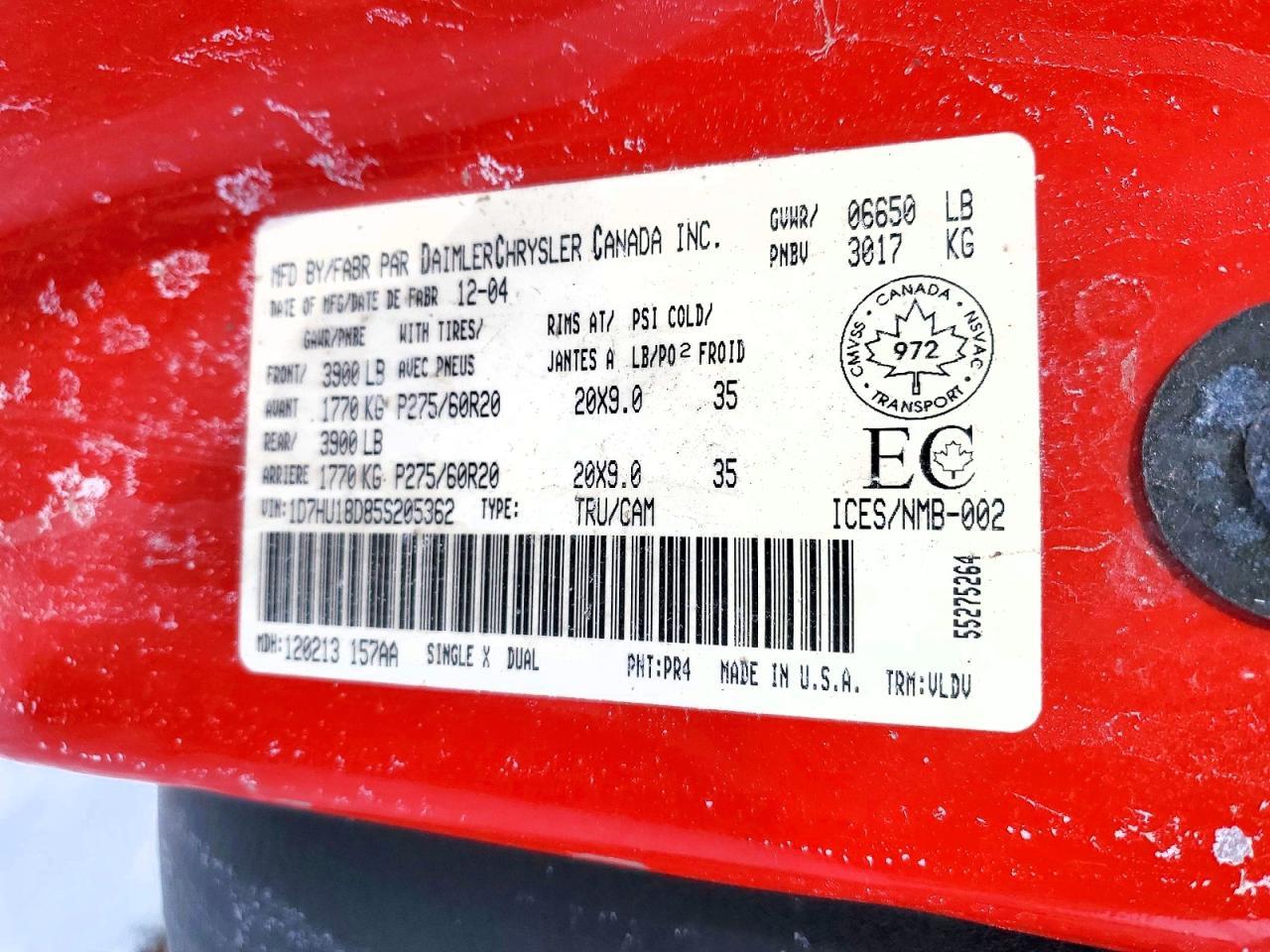2005 Dodge Ram 1500 st