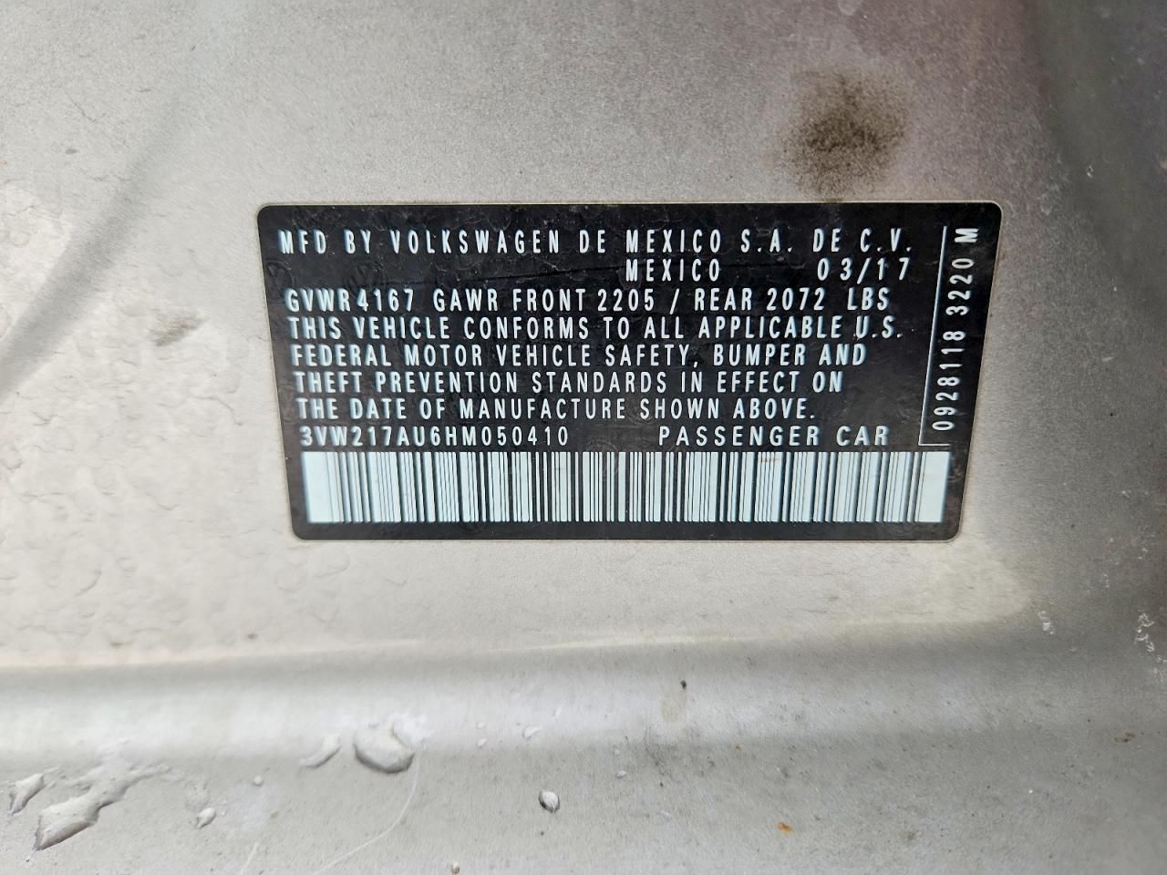 2017 Volkswagen Golf s