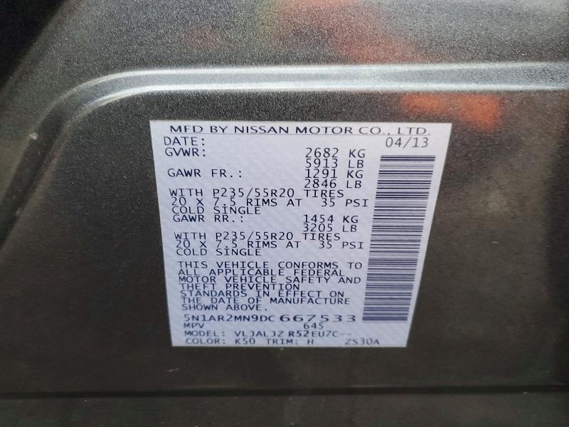 2013 Nissan Pathfinder s