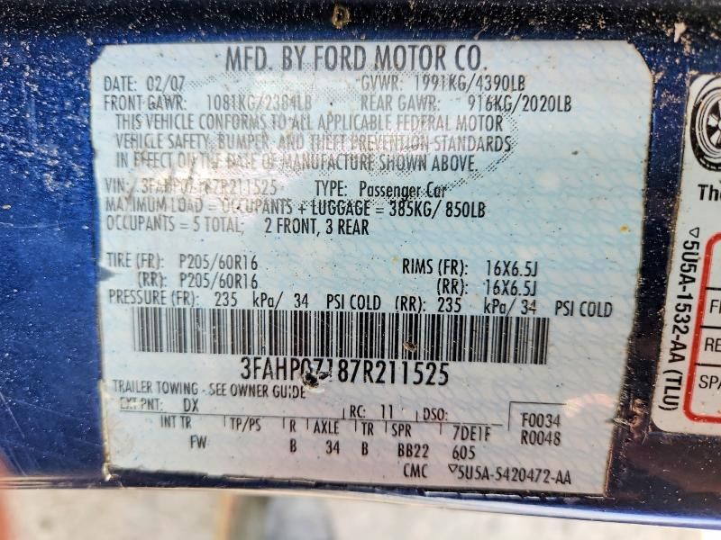 2007 Ford Fusion se