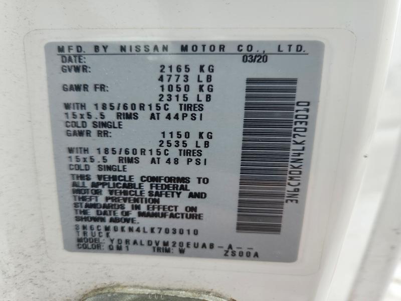 2020 Nissan Nv200 Delivery van