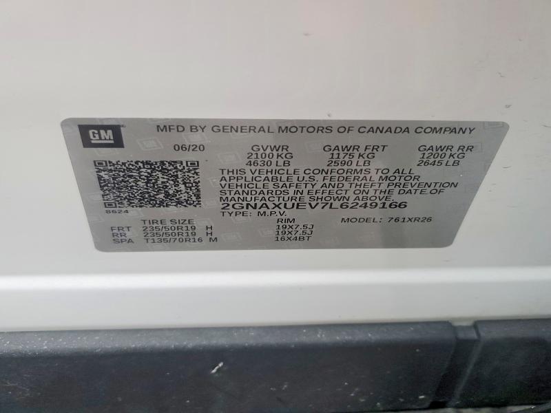2020 Chevrolet Equinox lt