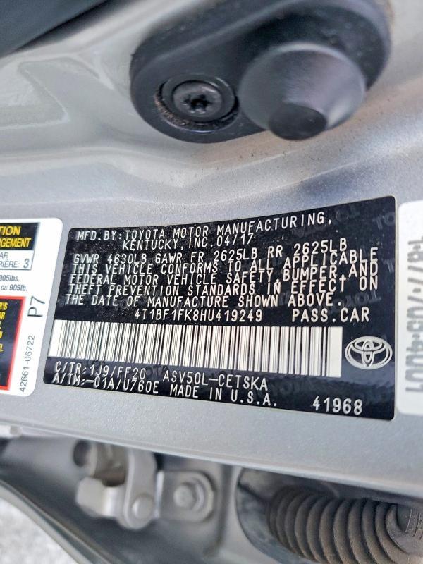 2017 Toyota Camry se