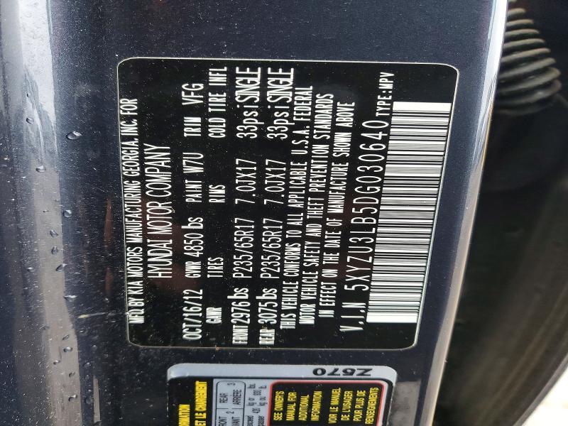2013 Hyundai Santa fe Sport 2.4l