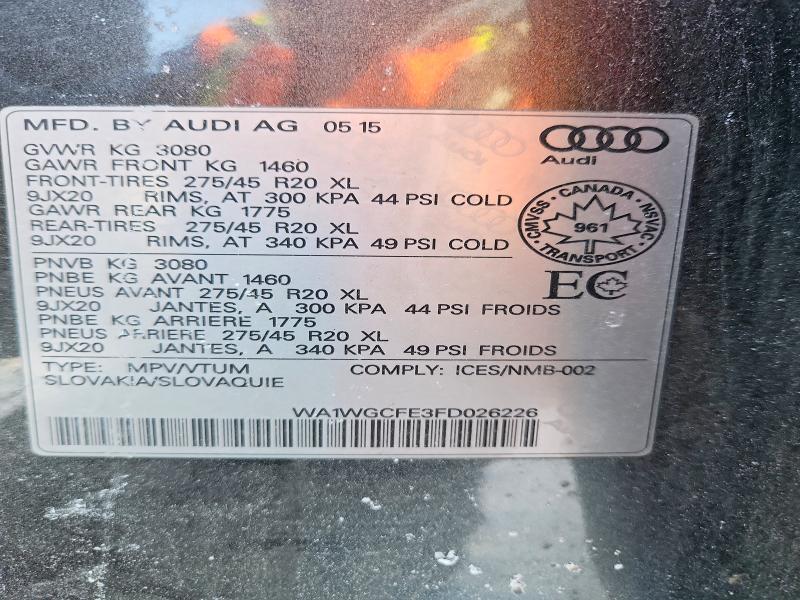 2015 Audi Q7 Prestige