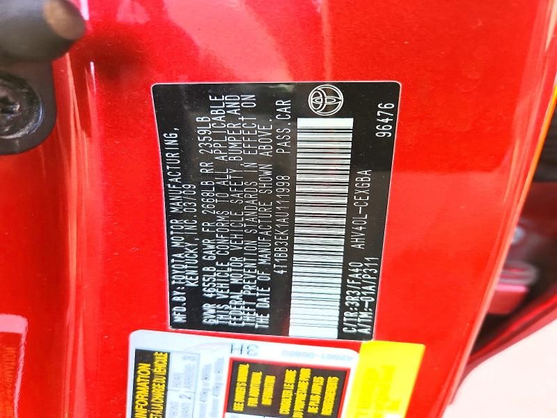 2010 Toyota Camry Hybrid