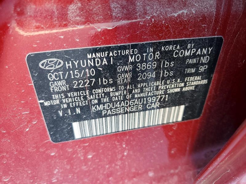 2010 Hyundai Elantra se