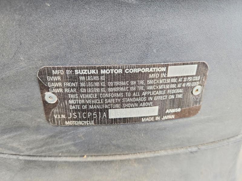 2006 Suzuki AN650 K3