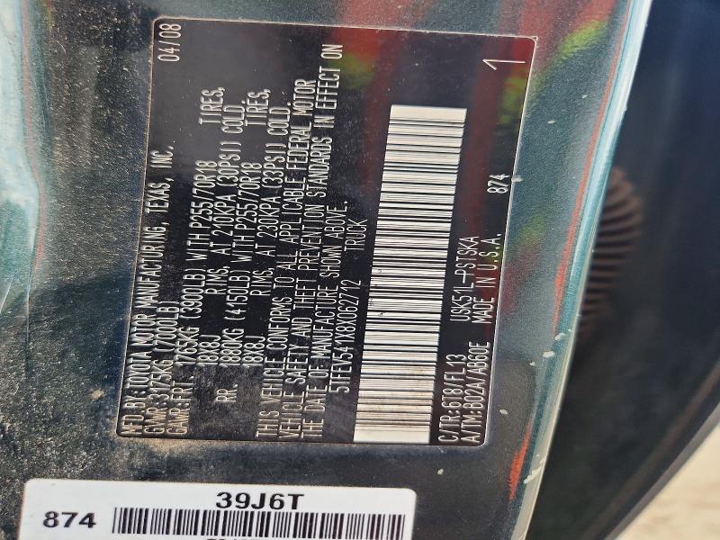 2008 Toyota Tundra Crewmax