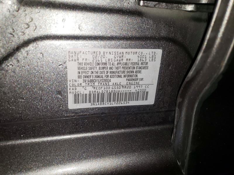 2020 Nissan Sentra sv