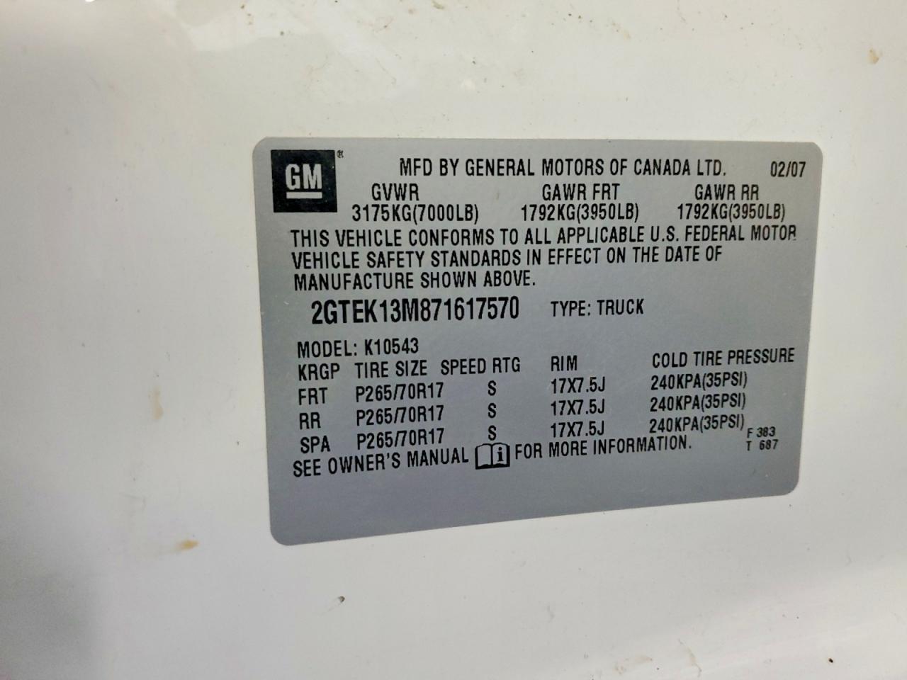 2007 GMC New Sierra K1500