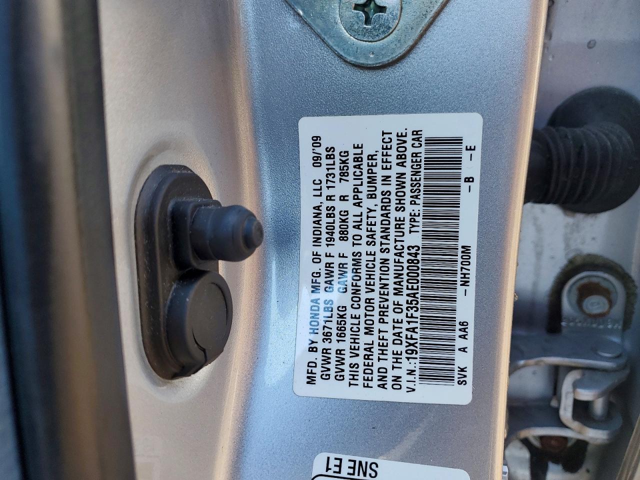 2010 Honda Civic vp