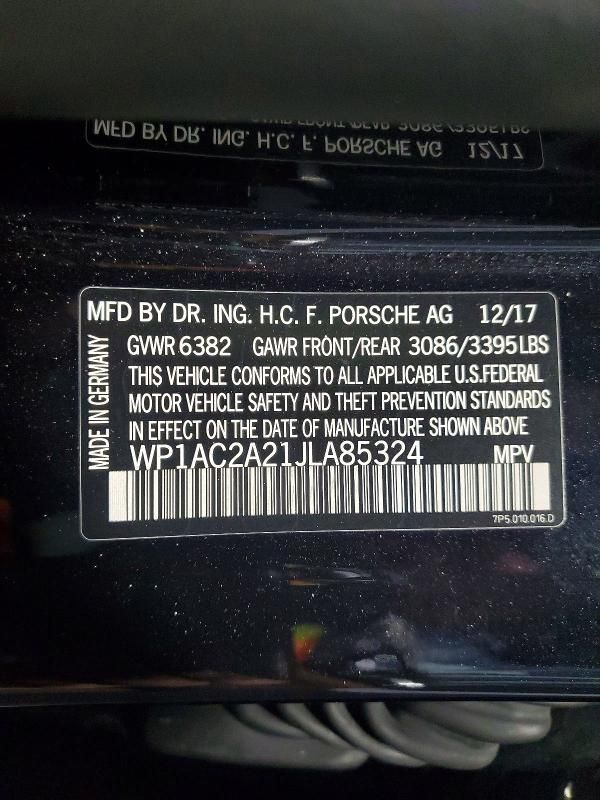 2018 Porsche Cayenne Turbo