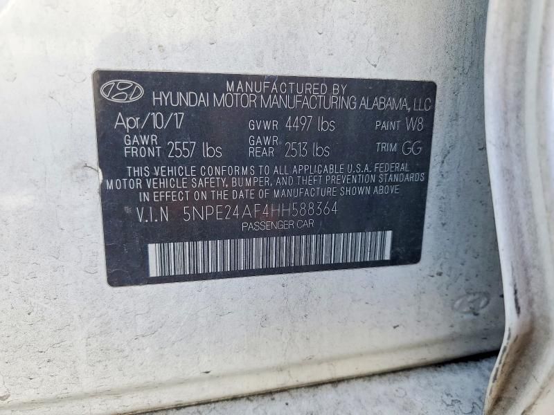 2017 Hyundai Sonata se