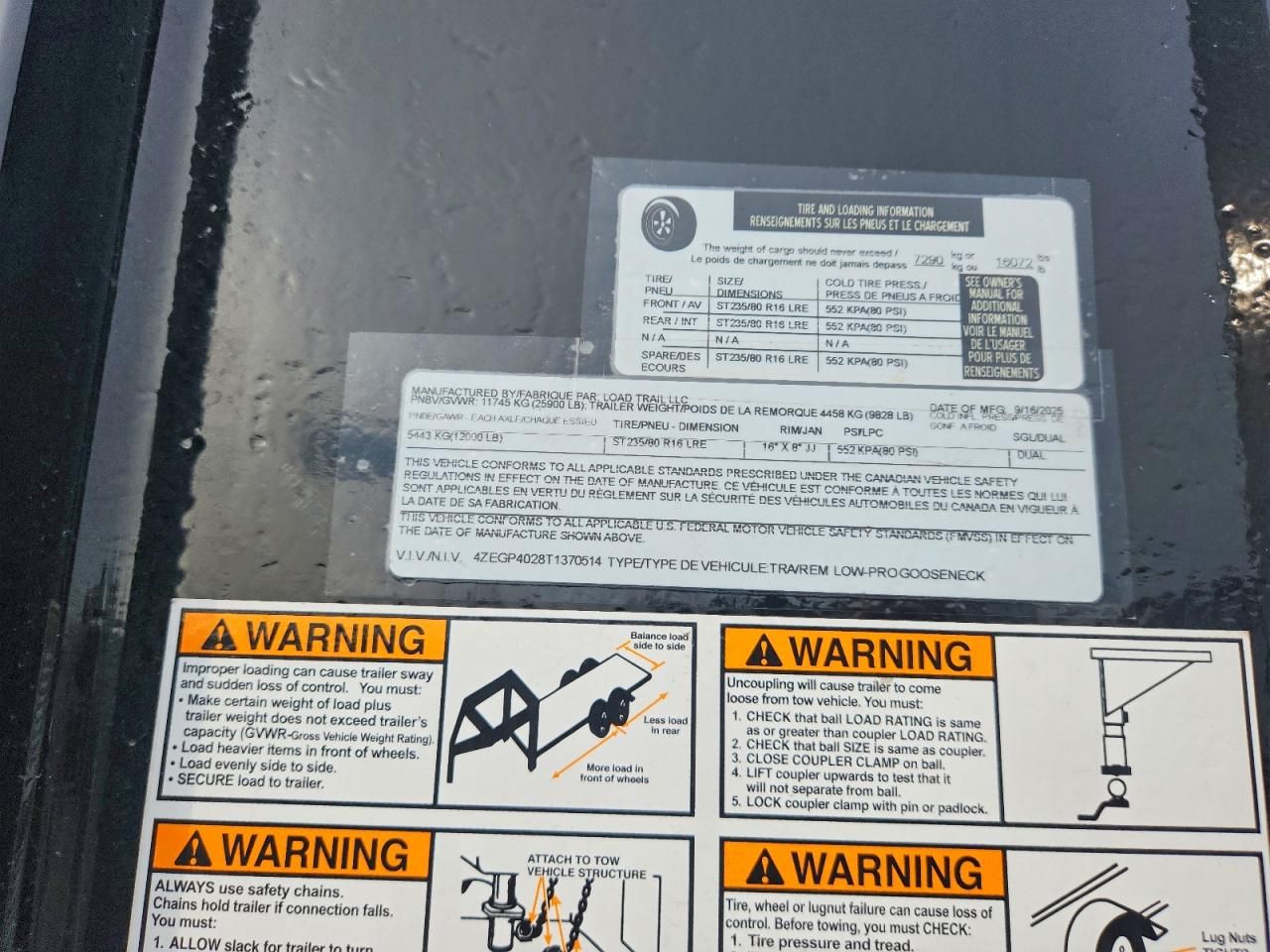 2026 Load Trail Equipment Trailer