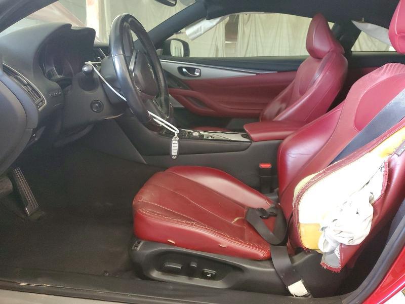 2017 Infiniti Q60 red Sport 400