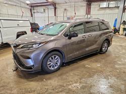 Toyota Sienna salvage cars for sale: 2022 Toyota Sienna xse 7-passenger