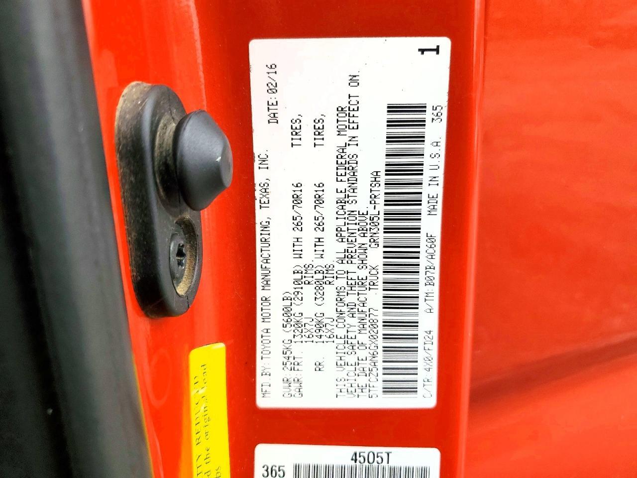 2016 Toyota Tacoma
