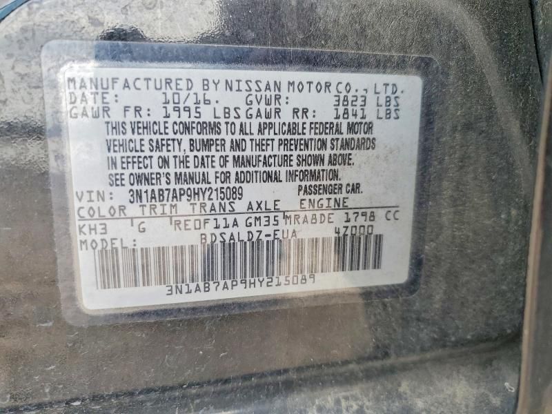 2017 Nissan Sentra s