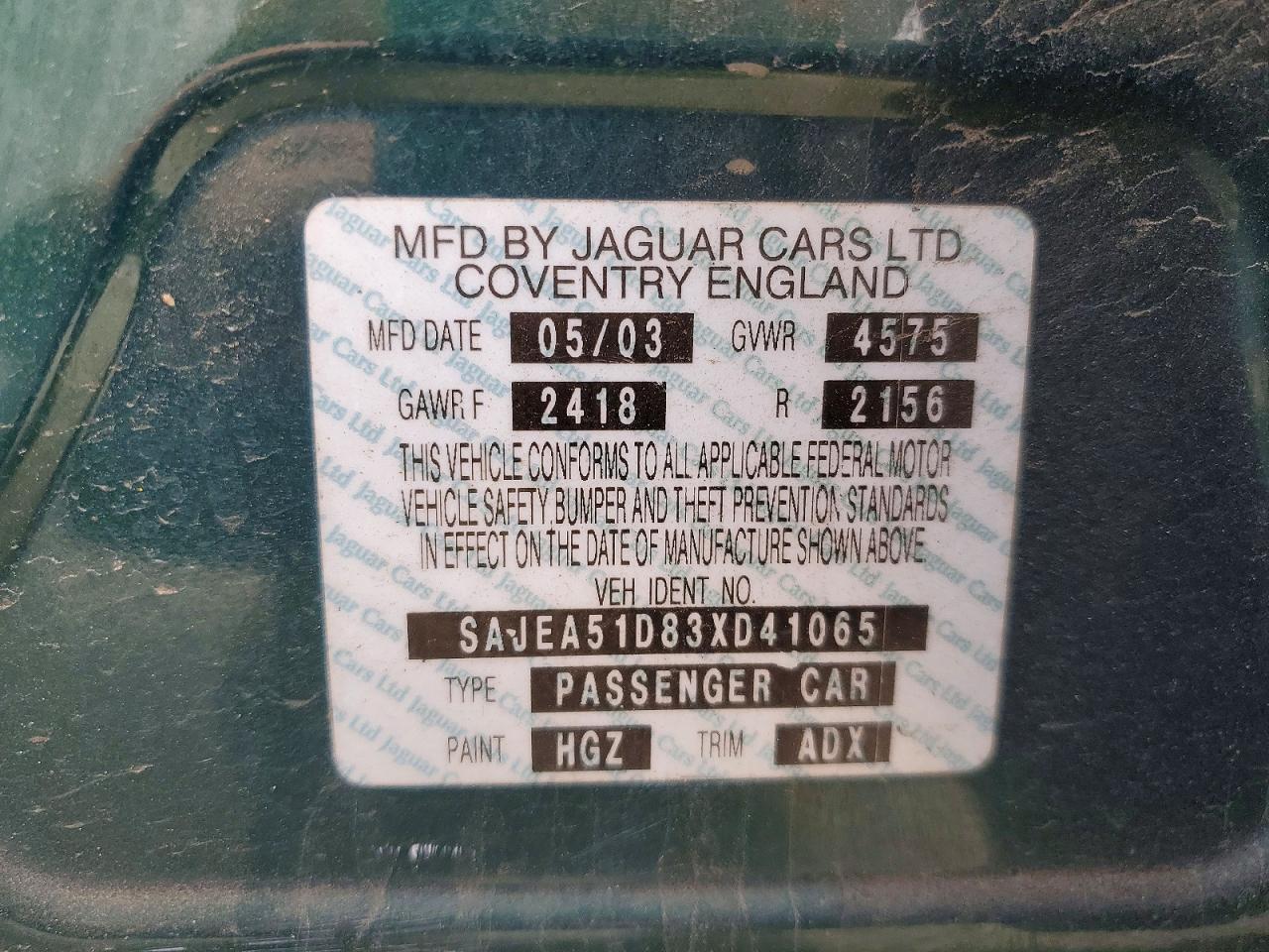 2003 Jaguar X-type 2.5
