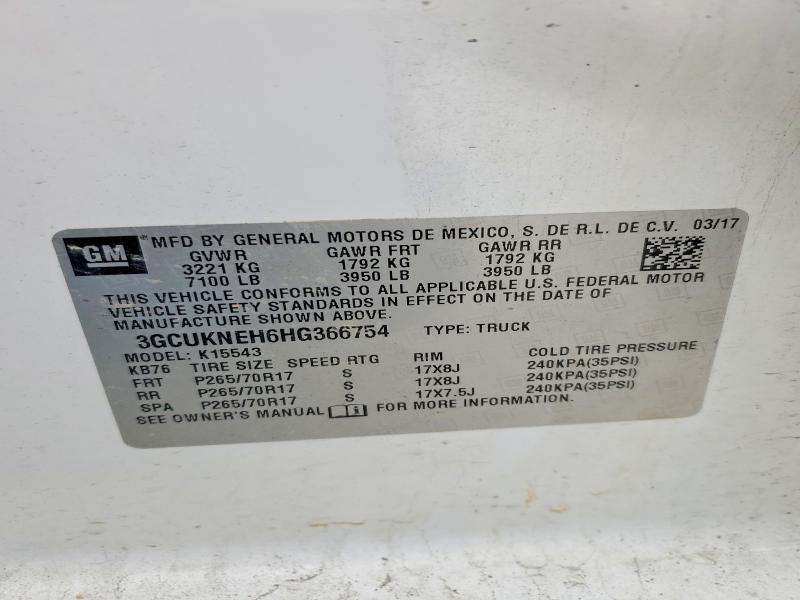 2017 Chevrolet Silverado K1500