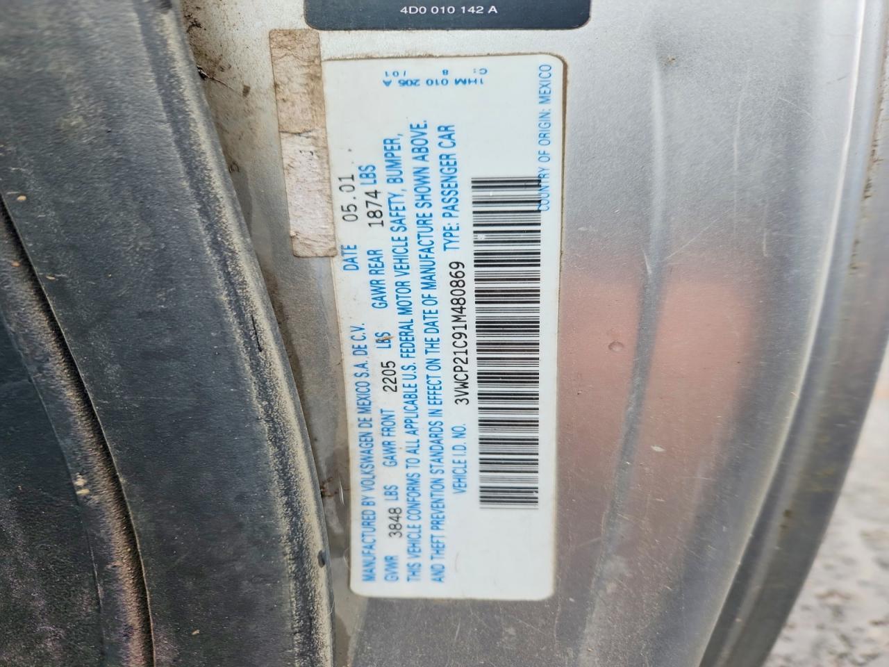 2001 Volkswagen New Beetle gls tdi