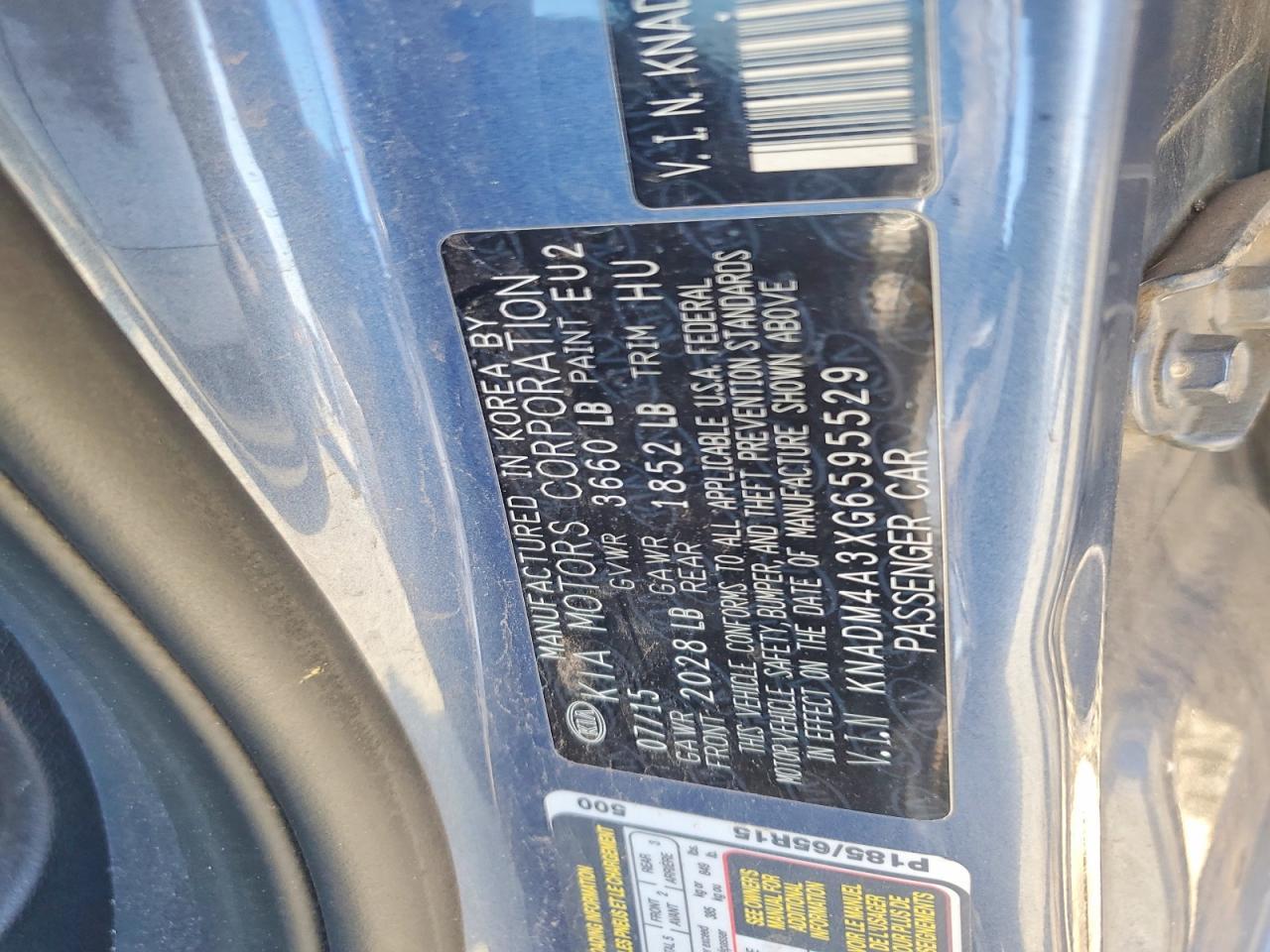 2016 KIA Rio lx