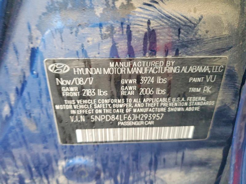 2018 Hyundai Elantra sel