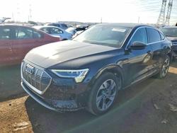 Audi salvage cars for sale: 2020 Audi E-tron Sportback Premium Plus