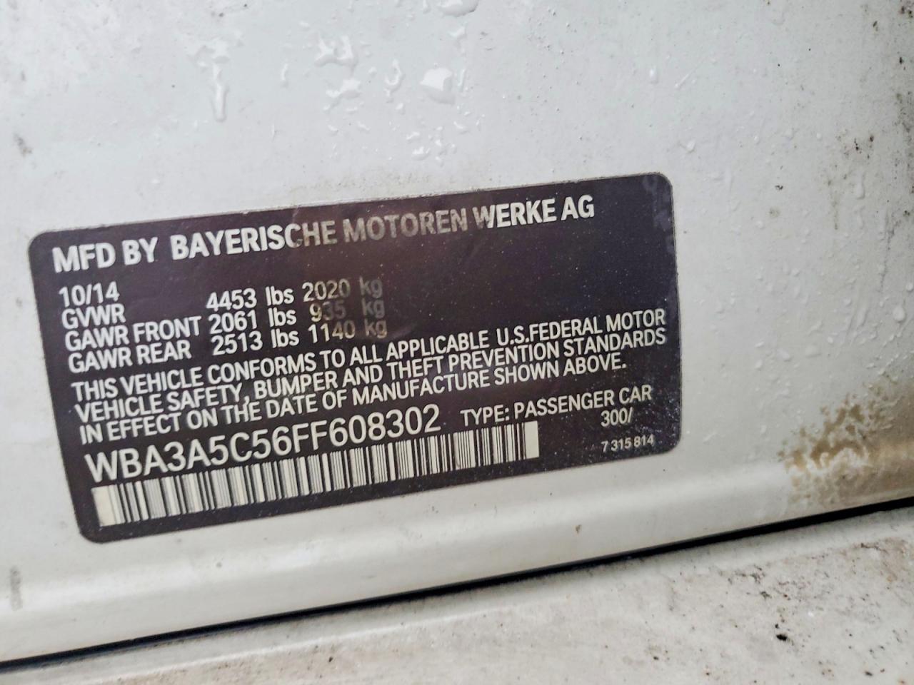 2015 BMW 328 i