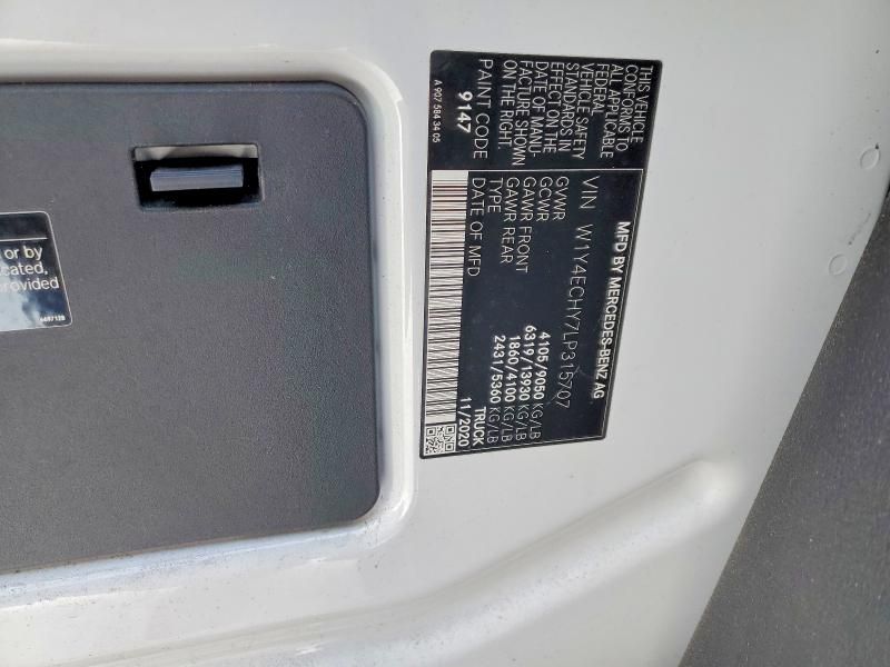 2020 Mercedes-Benz 2020 Mercedes Benz Sprinter 2500 Delivery Van