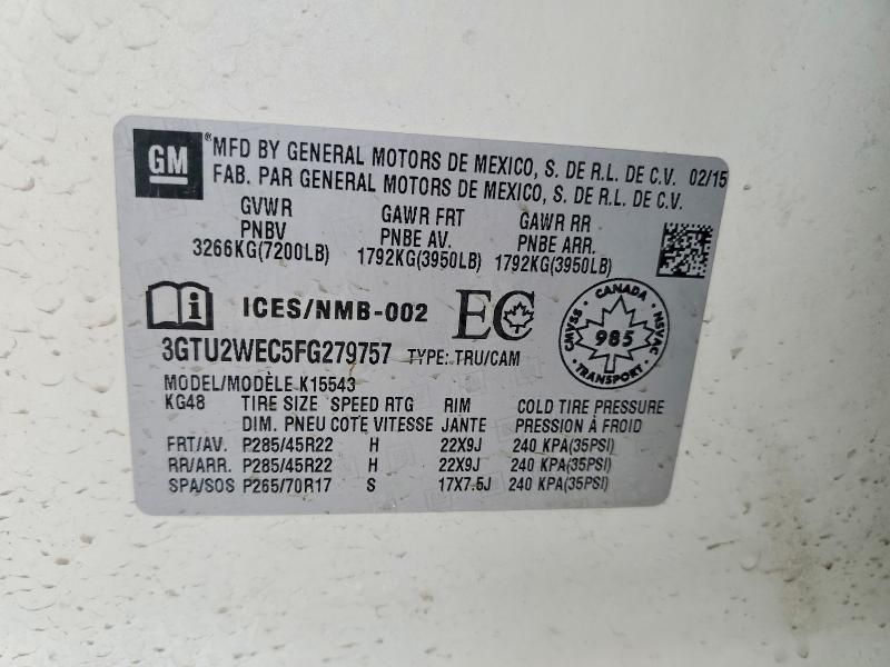 2015 GMC Sierra K1500 Denali