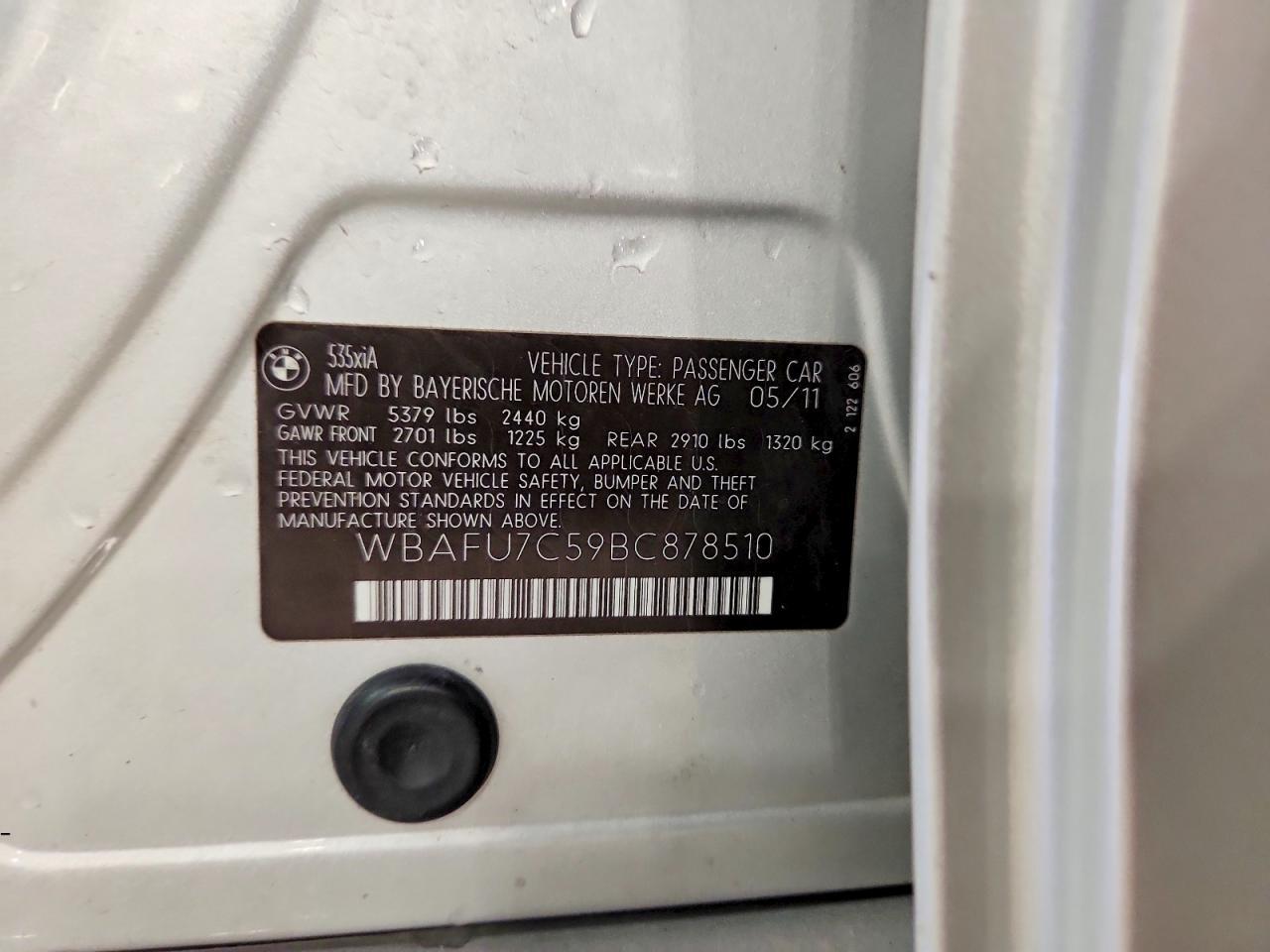 2011 BMW 535 xi