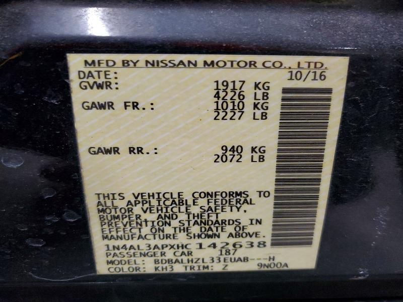 2017 Nissan Altima 2.5