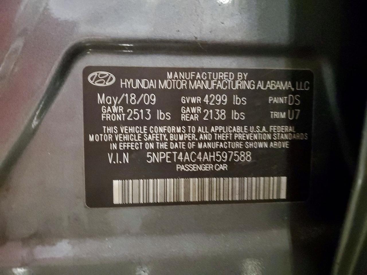 2010 Hyundai Sonata