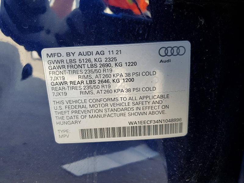 2022 Audi Q3 Premium Plus s Line 45