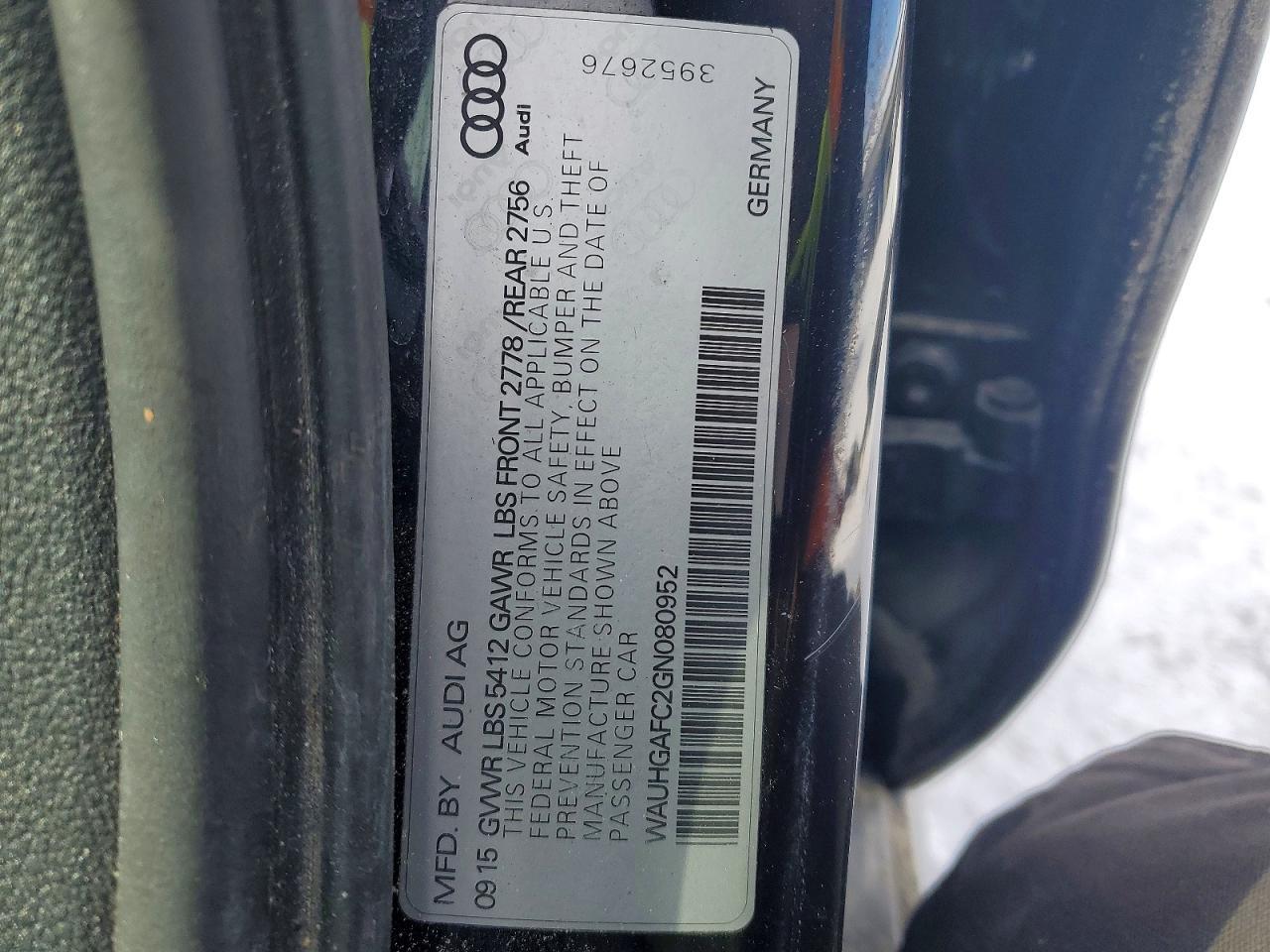 2016 Audi A6 Prestige