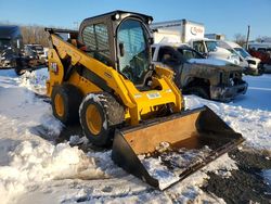 Salvage trucks for sale at Glassboro, NJ auction: 2021 Caterillar 2021 Caterpillar 272D3 Skid Steer Loader