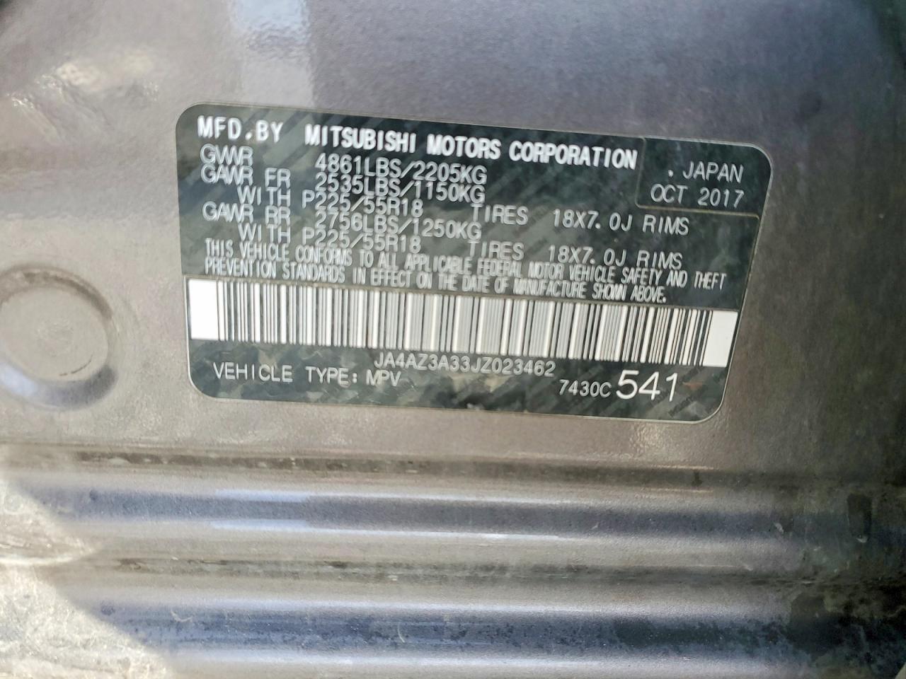 2018 Mitsubishi Outlander se