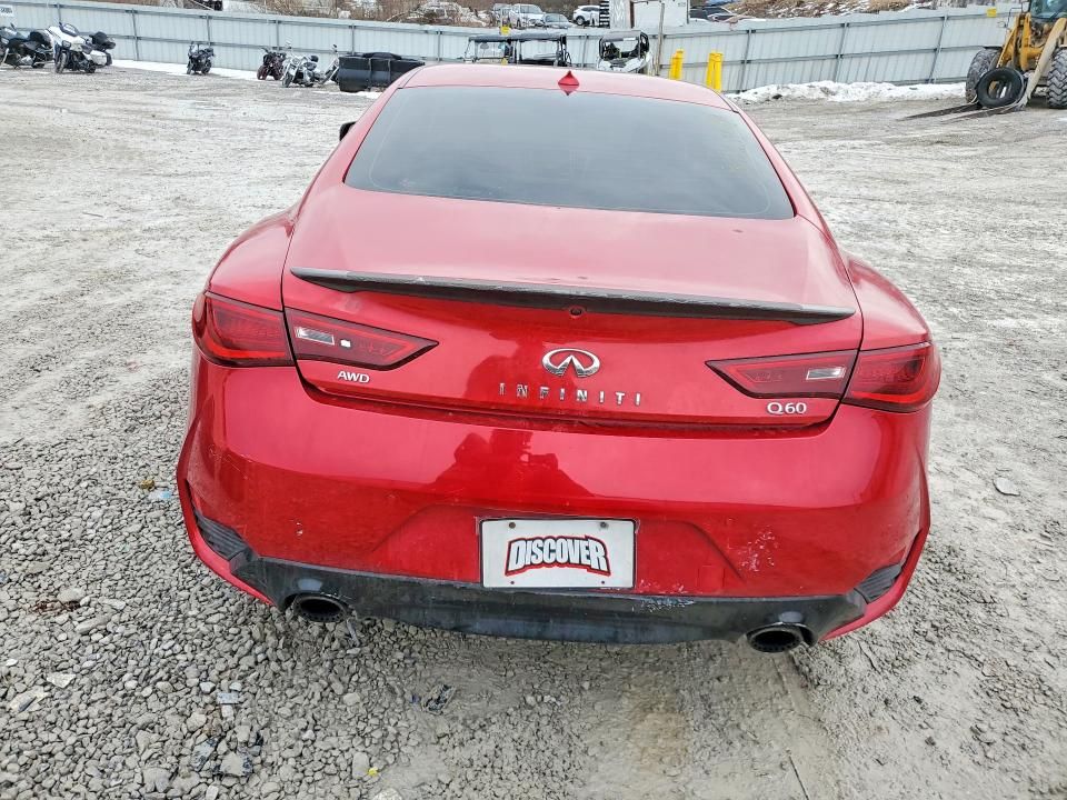 2017 Infiniti Q60 red Sport 400