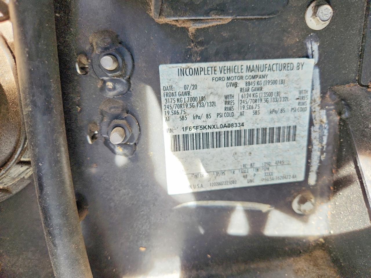 2020 Ford F59 Delivery Truck