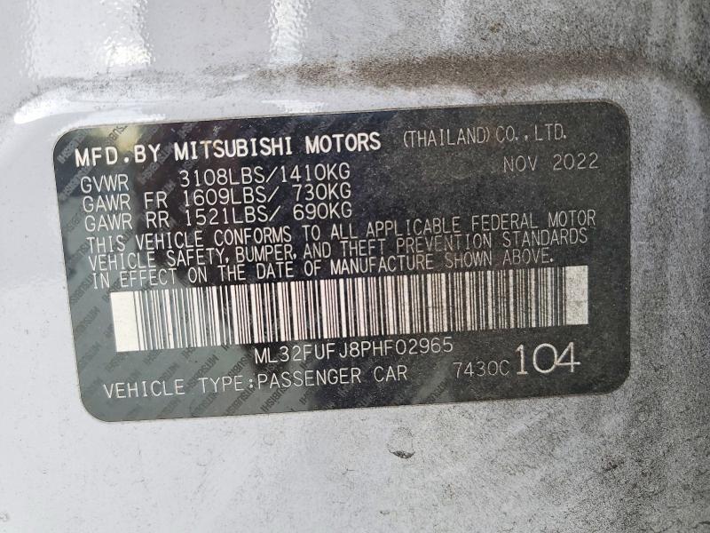 2023 Mitsubishi Mirage G4 es