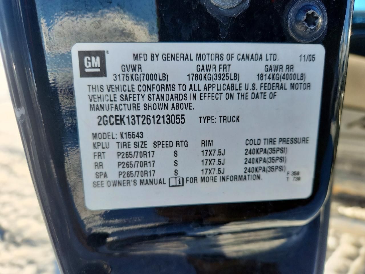 2006 Chevrolet Silverado K1500