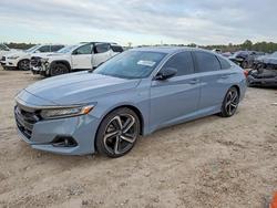 Honda salvage cars for sale: 2022 Honda Accord Hybrid Sport