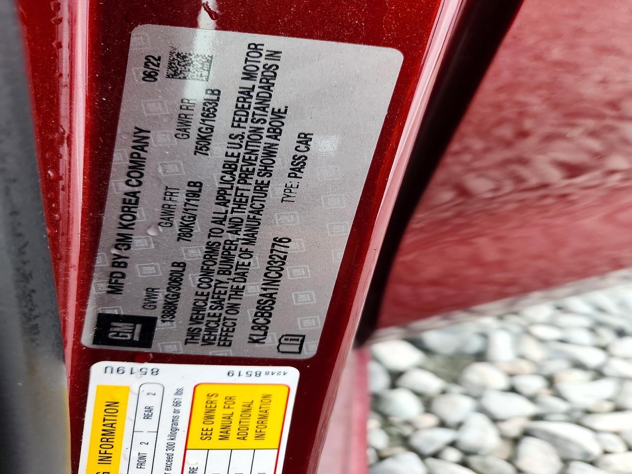 2022 Chevrolet Spark ls