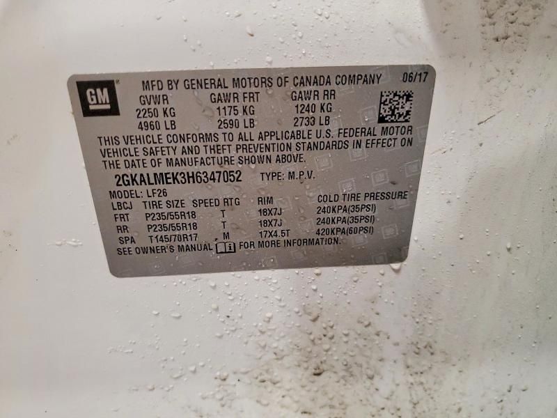 2017 GMC Terrain sle