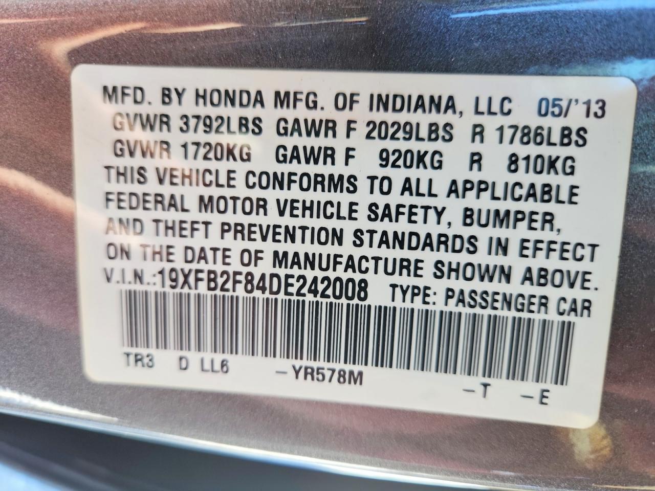 2013 Honda Civic ex