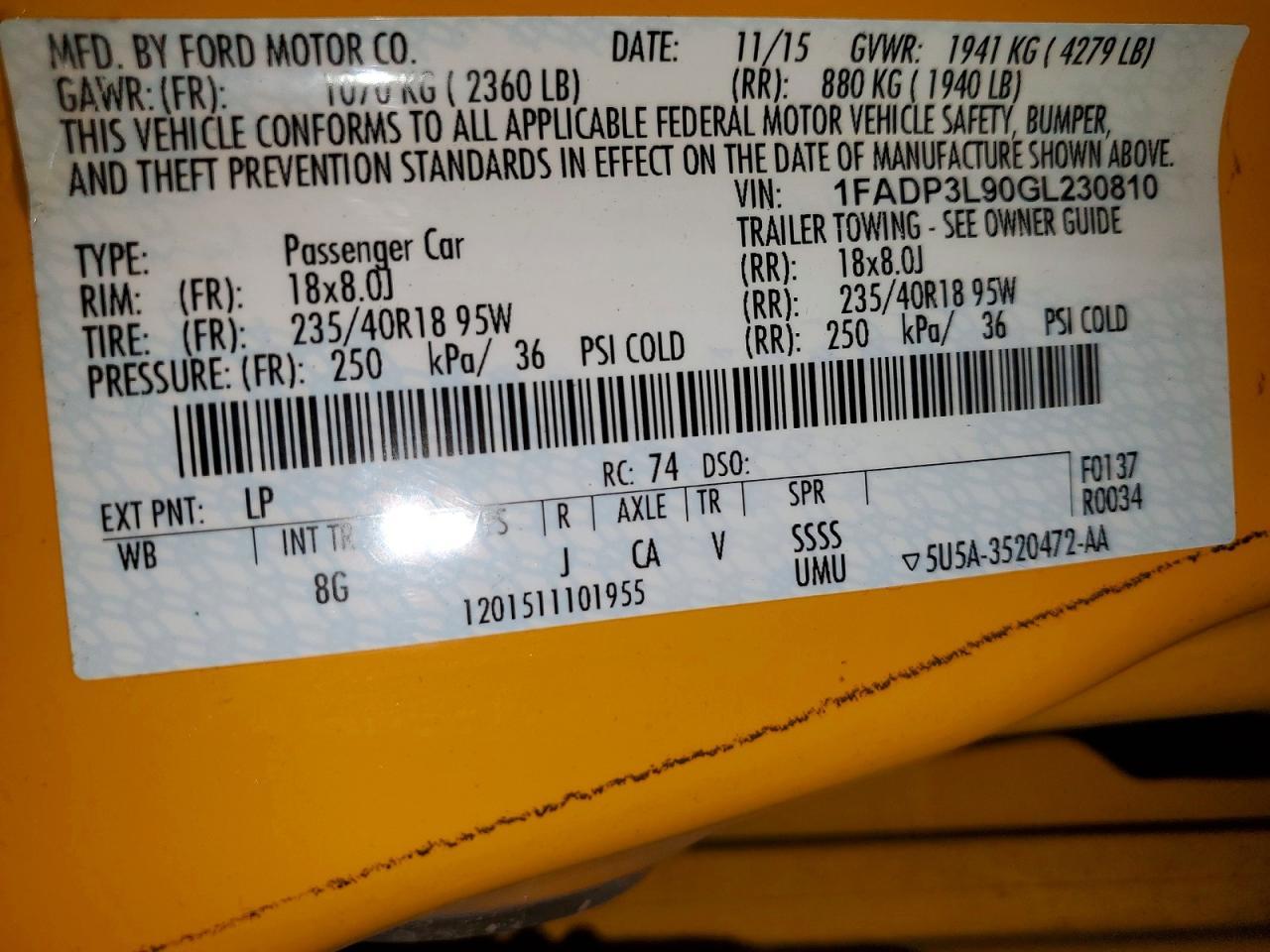 2016 Ford Focus st