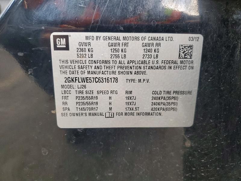 2012 GMC Terrain slt