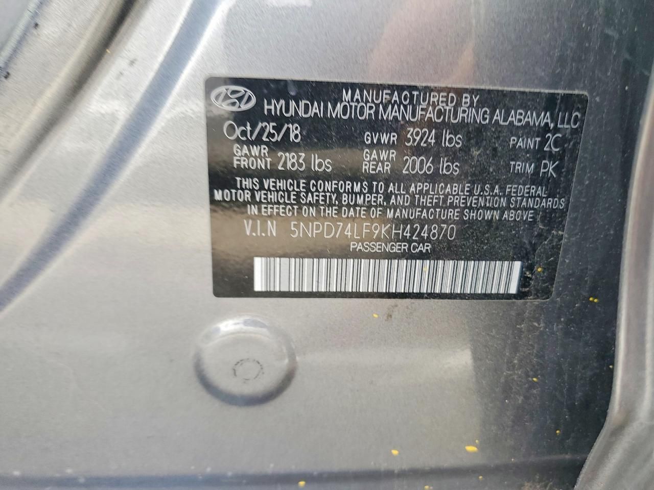 2019 Hyundai Elantra se